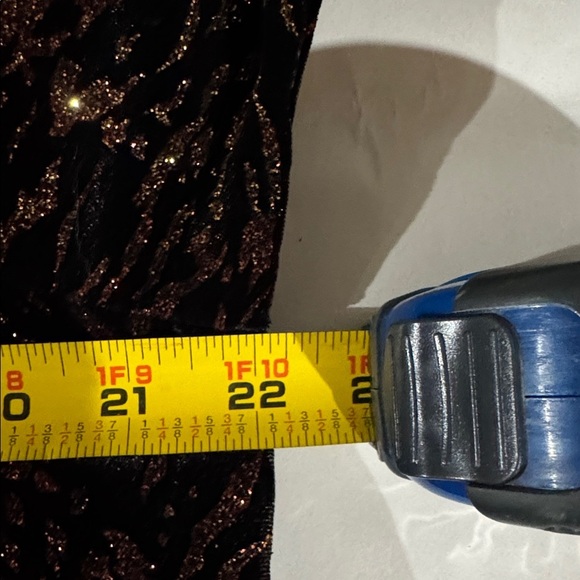 Elementz Metallic Glitter Jacket  Attached Velvet Cami Size XL Holiday Elegant - Picture 13 of 13